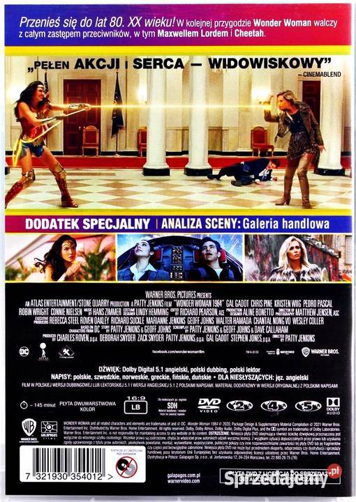 WONDER WOMEN 1984 1 płyta Kalisz