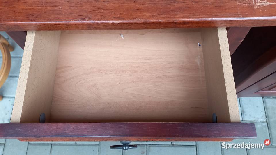 Szafka nocna drewniana 2 komplet stolików Gawroniec