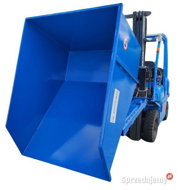 Kontener samowyładowczy 1m3 pojemnik metalowy Pabianice