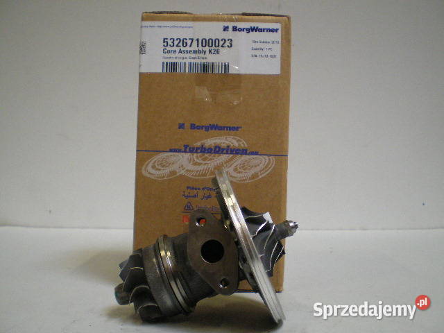 Nowy rdzeń CHRA BorgWarner KKK 53267100023 Pozostałe Siedlce