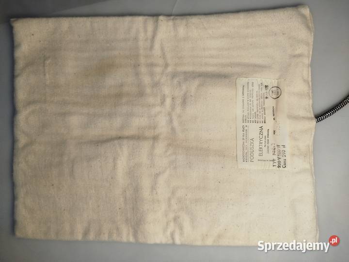 Poduszka elektryczna Sp Kraków PRL 100watt 38x55 Zgierz