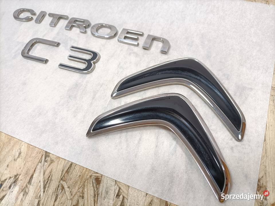CITROEN C3 III NAPIS ZNACZEK LOGO EMBLEMAT KLAPY wielkopolskie Pleszew