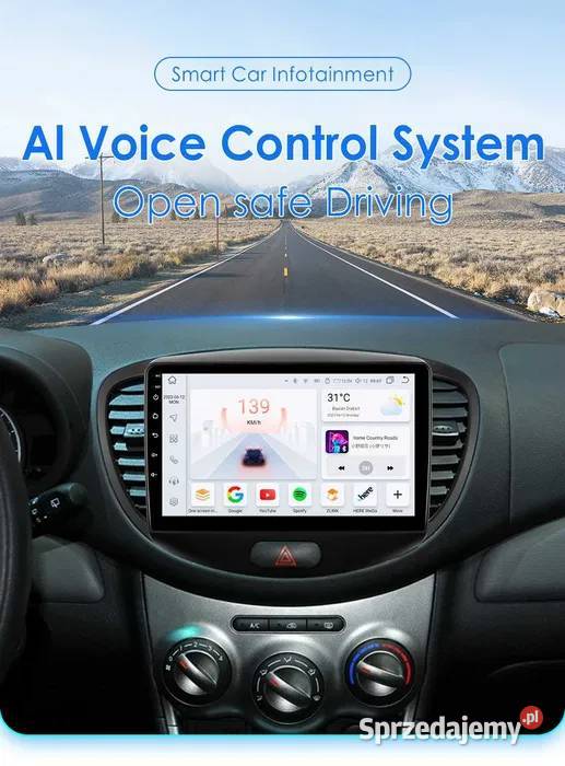 Radio Android 12 Hyundai I10 0713r wifi Ożarowice