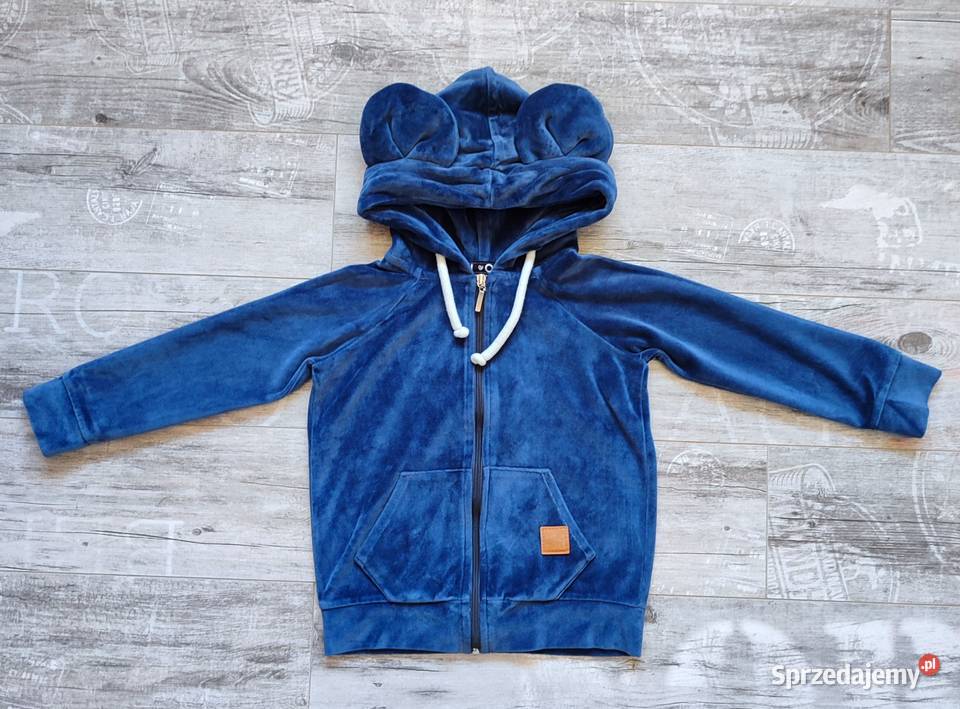 Nowa bluza welurowa Teddy Poli Oli Uniseks uniseks Bluzy Dla Dziecka Katowice