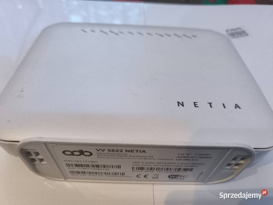 Router Netia VV 5822 Skurowa