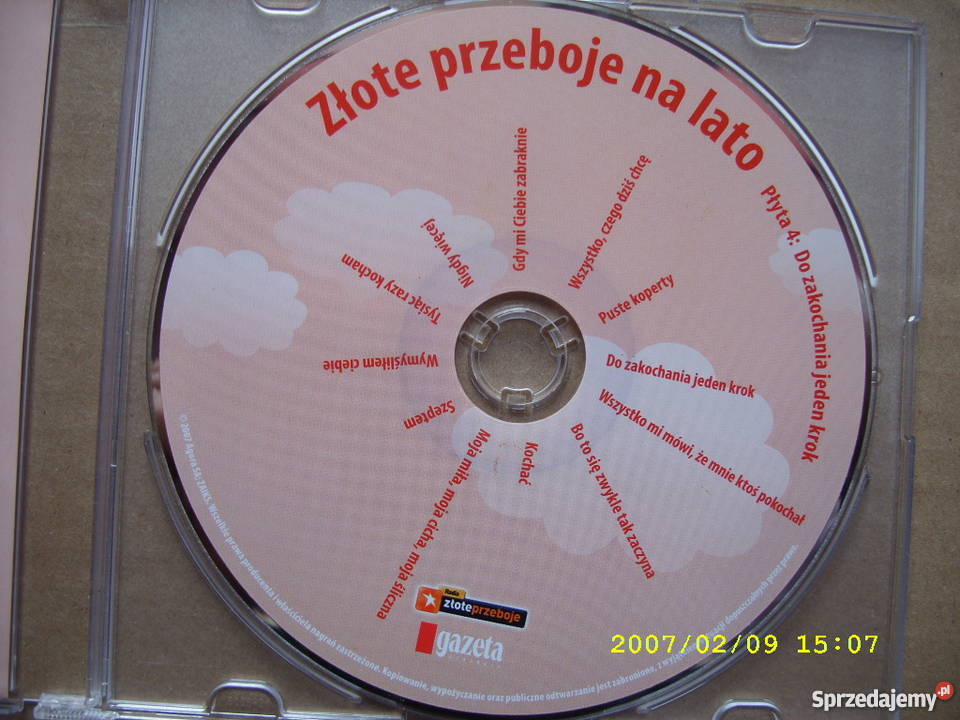 SkladankaCD ZLOTE PRZEBOJE NA LATO 4 Wołów