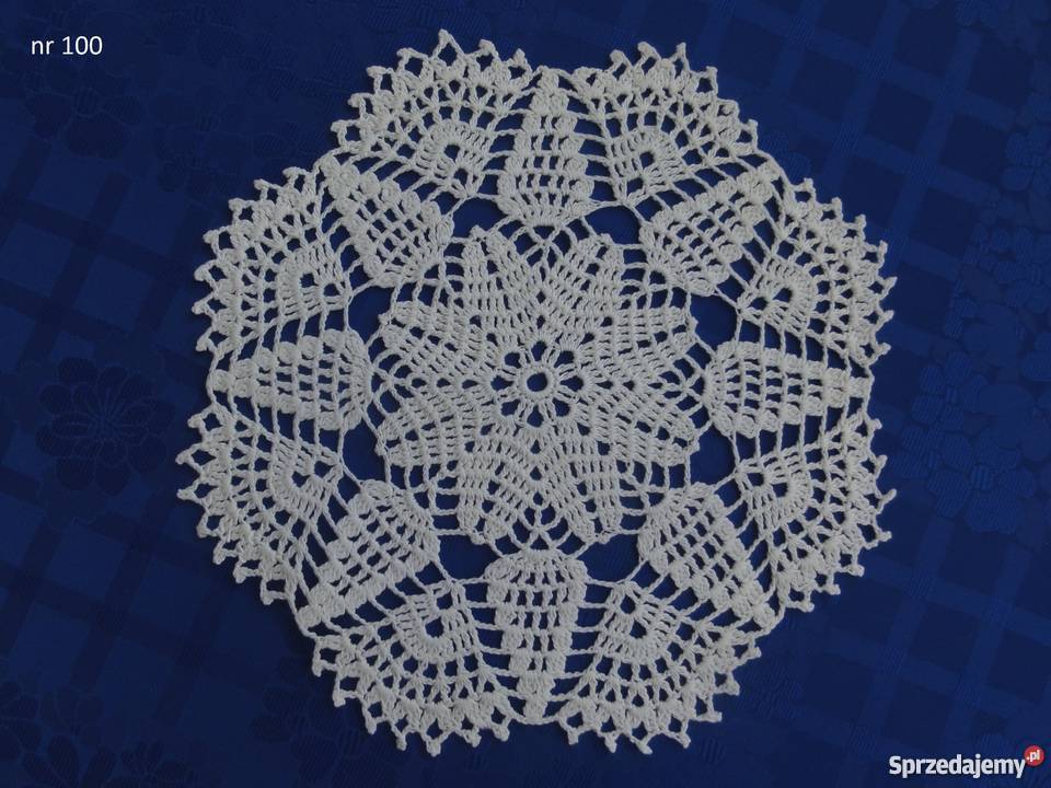 Serwetki różne robione szydełkiem na szydełku Lublin