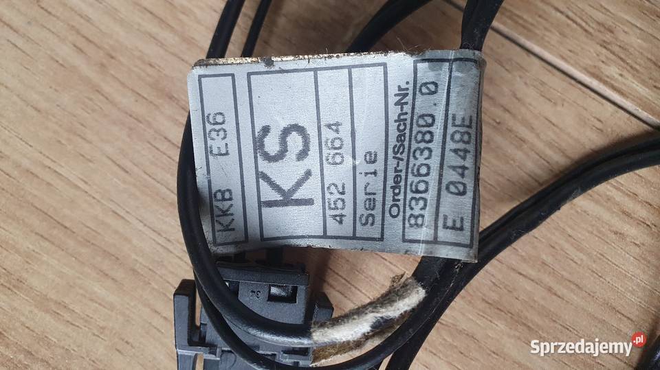 BMW e36 Cabrio przewody gniazda Hardtopa wielkopolskie Lusowo
