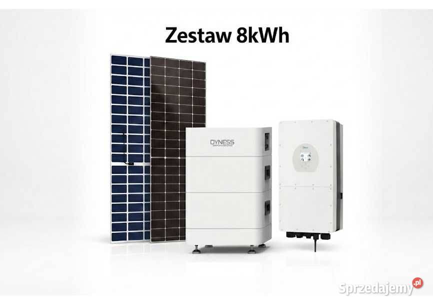 Zestaw budżetowy 8kWh HV panele inwerter 3 fazy sprzedam