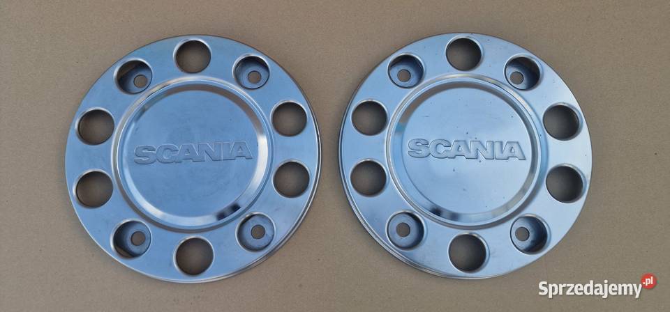 SCANIA KOŁPAK KOLPAKI OSŁONY KOŁA PRZÓD ORGINAŁ Bieleń