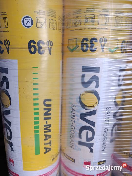 Wełna Isover Uni Mata 0039 15 rolka 69m2 Rędziny