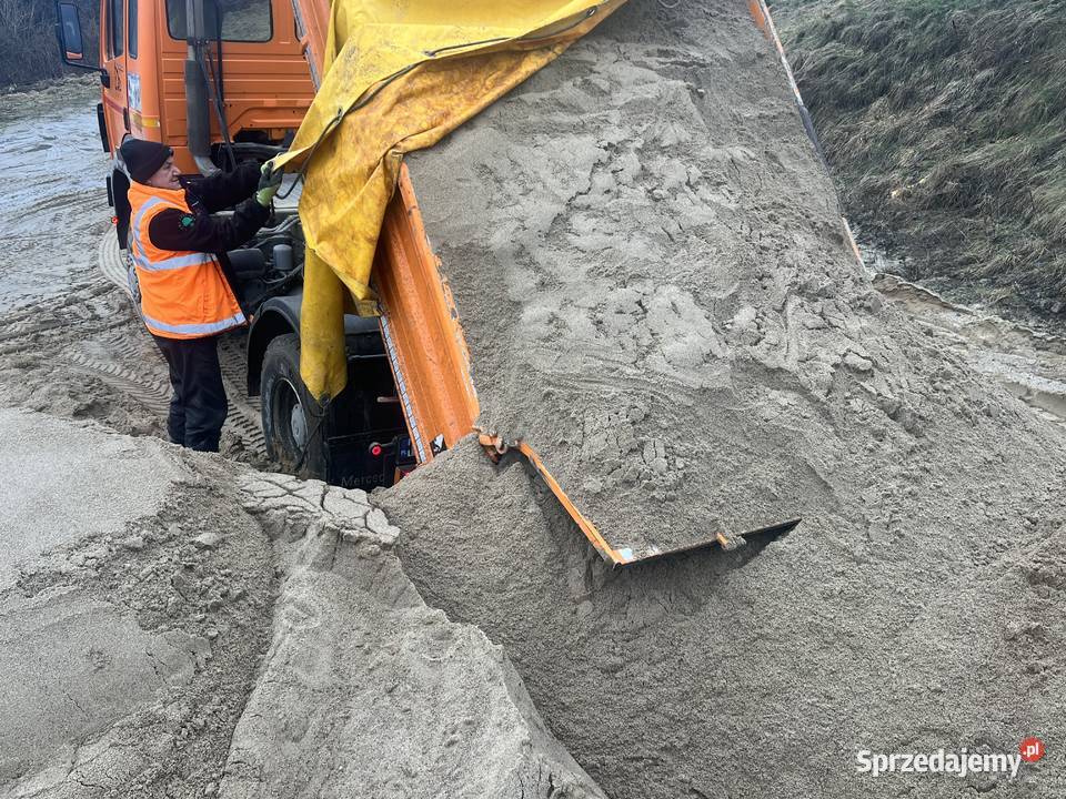 sprzedaż transport piasek żwir Ruś Kruszywa gruz Kieźliny