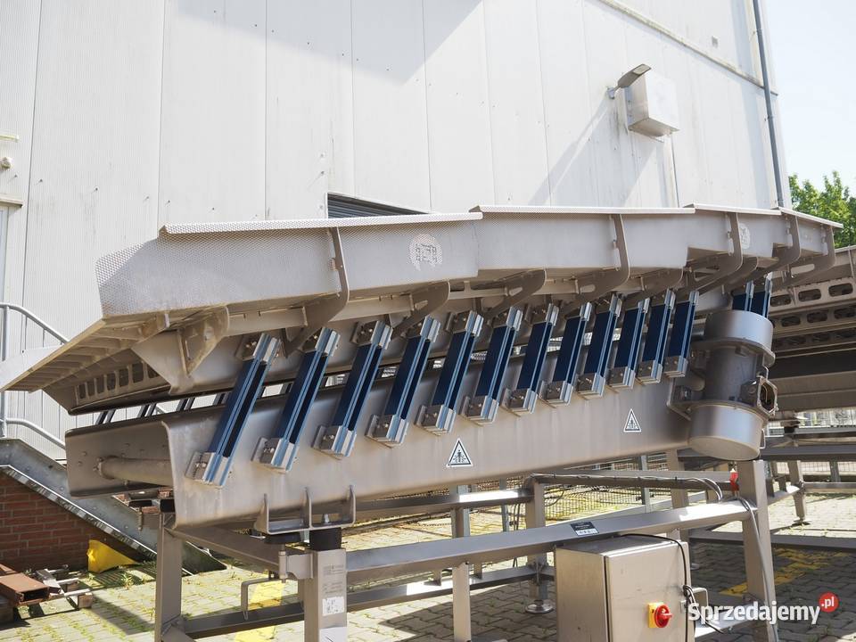 TOMRA SORTING Przesiewacz wibracyjny rynnowy Produkcja
