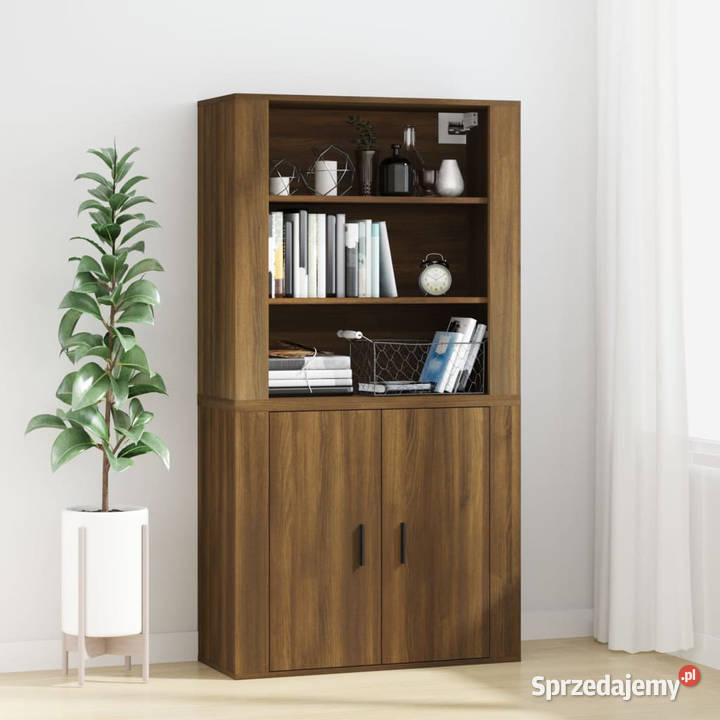 Szafka ścienna brązowy dąb 80x33x80 WM816599 sprzedam