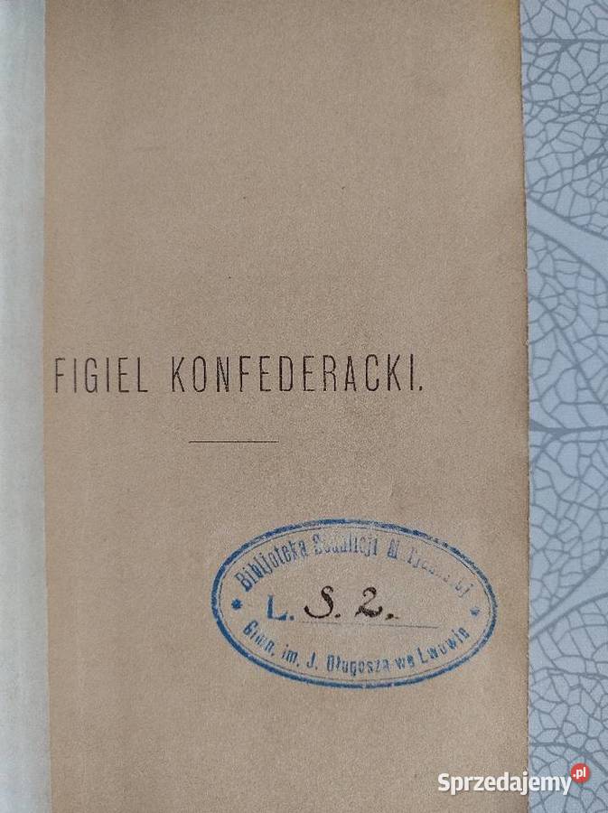 Książka Figiel konfederacki twarda Żory