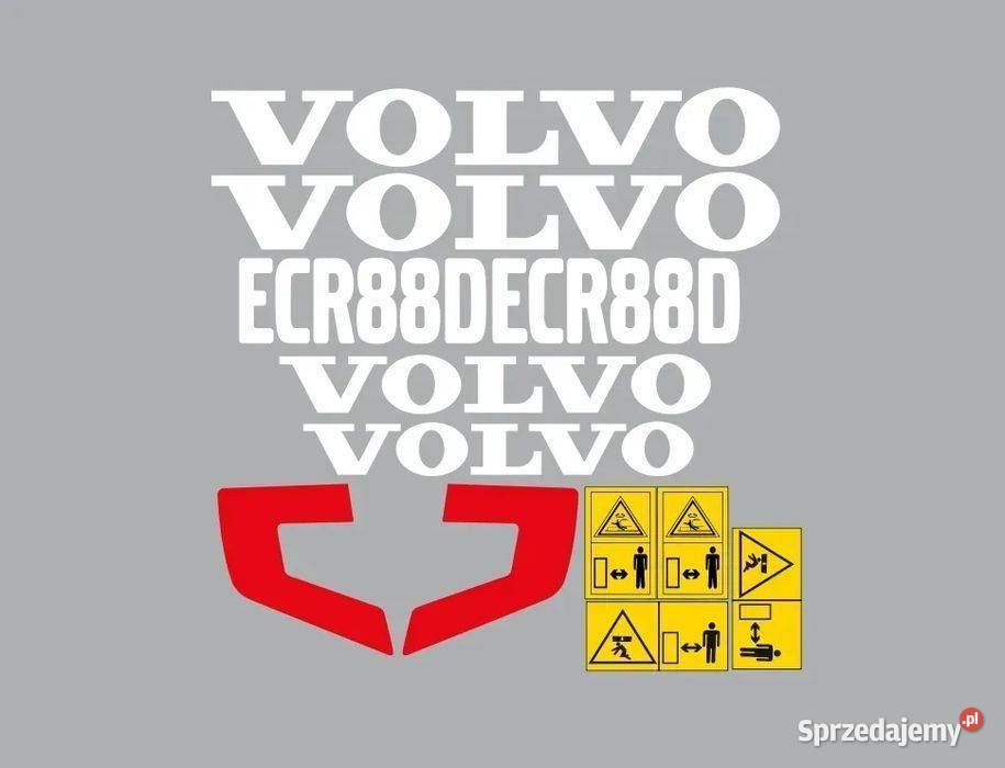 Naklejki oklejenie naklejka VOLVO ECR88D Janików sprzedam