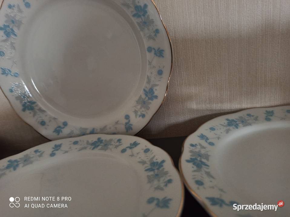 Talerze porcelanowe PRL 6 podlaskie