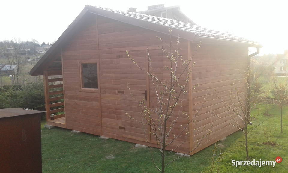 Drewniany domek narzędziowy Garaż drewniany Jordanów sprzedam