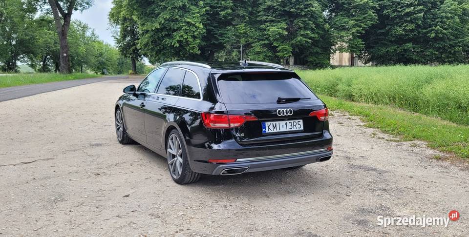Audi A4 40 TFSI SLINE ULTRA 20 190 wielofunkcyjna kierownica małopolskie Kraków