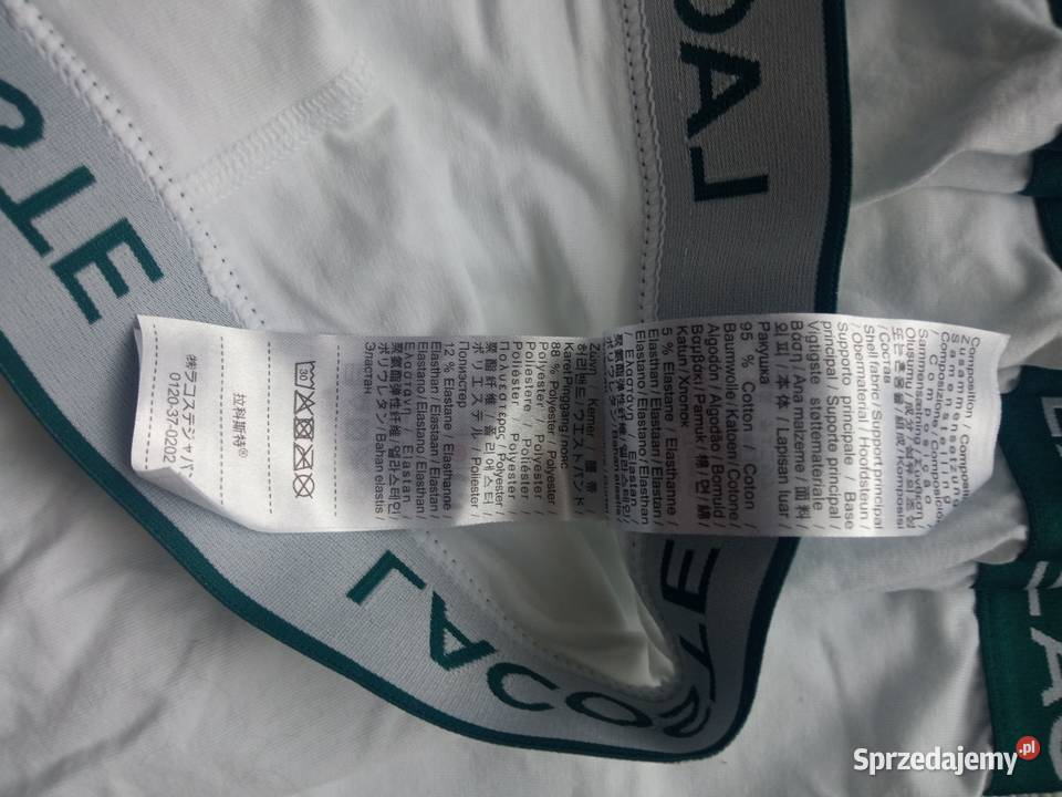 Bokserki męskie Lacoste białe 6 patrz fotki i Bydgoszcz