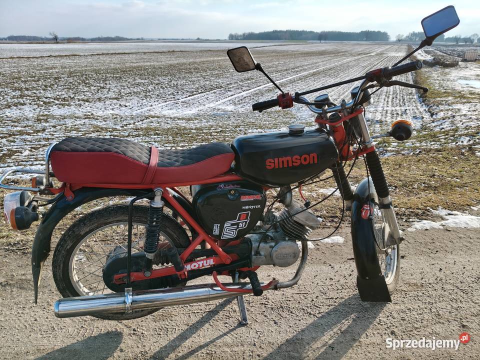 Simson S51 1990r dokumenty aktualny PT Nowe Skalmierzyce