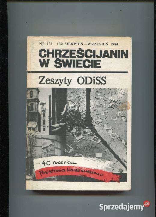 Chrzescijanin w świecie Zeszyty ODiSS 131132 Kultura i Rozrywka Szczecin sprzedam