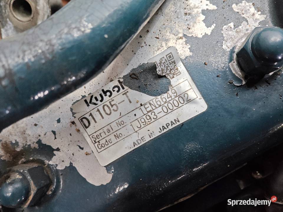 Silnik Kubota D1105T Kompletny Sprawny Odpalany Opole Lubelskie