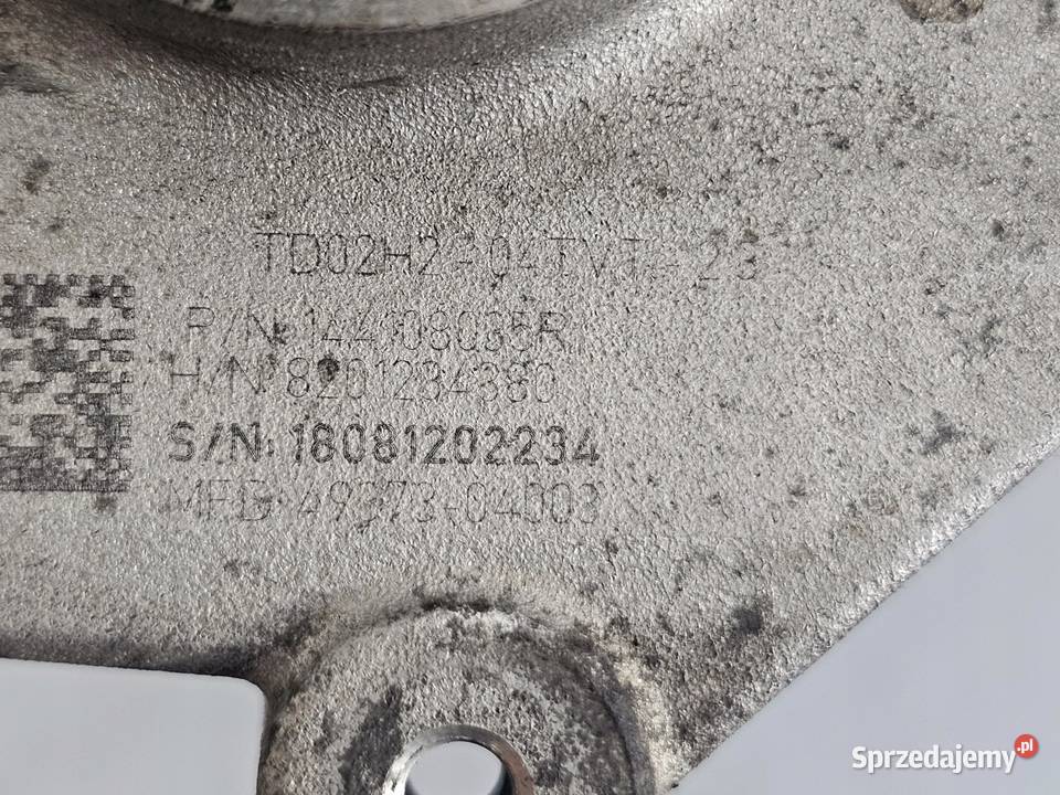 MICRA 09 TCE IGT H4BB408 90 19r turbosprężarka