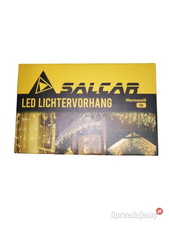 Salcar Zasłona świetlna LED o długości 5 m Zawiercie