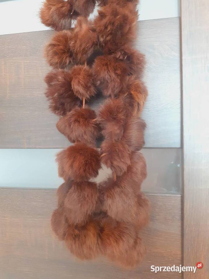 szalik z futerkiem naturalnym liska Gdańsk