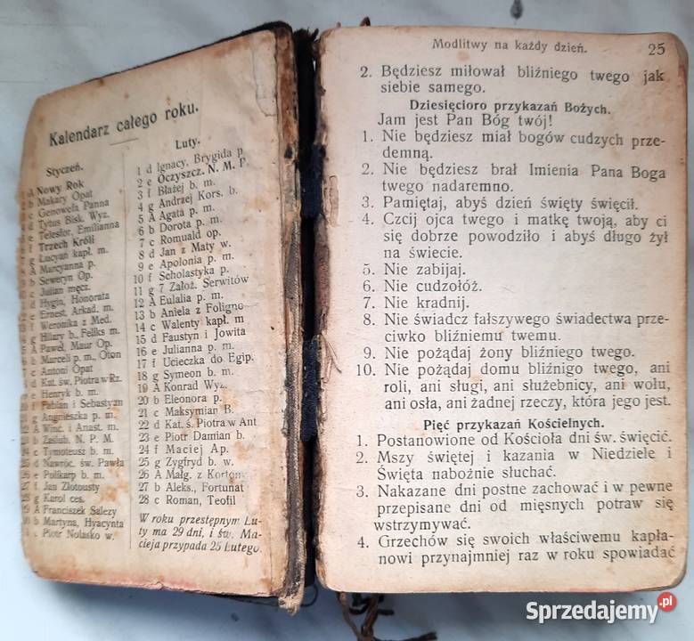 Stara Książeczka do Nabożeństwa Bogucice 1902 śląskie Gliwice