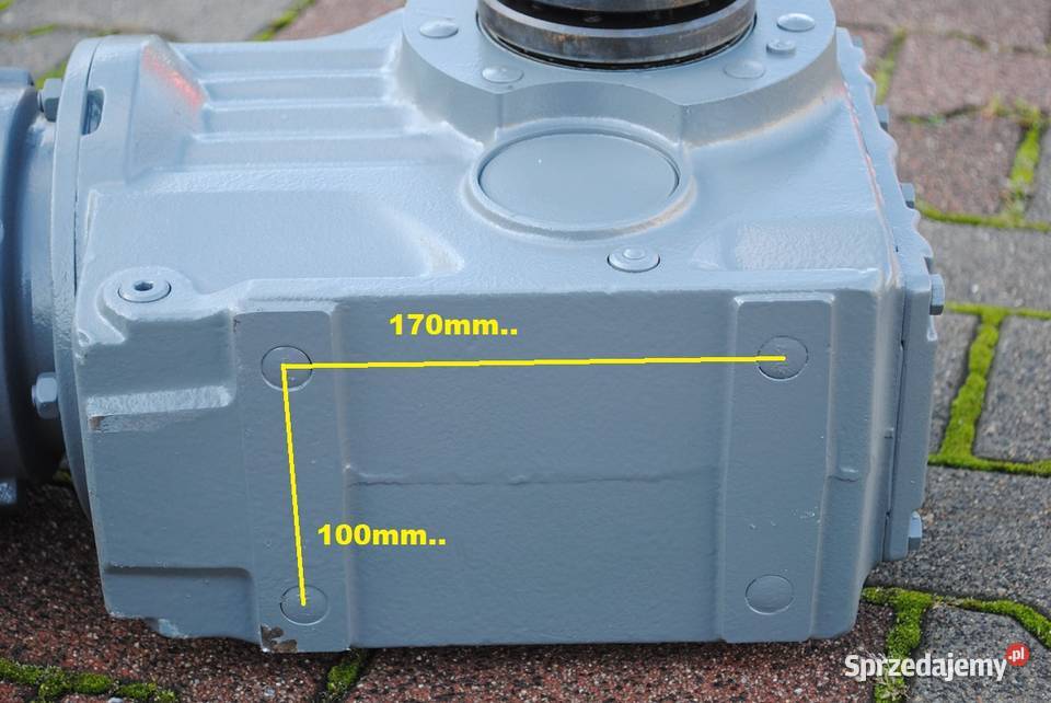 Motoreduktor kątowy 3kw 78obrmin z hamulcem SEW Kargowa