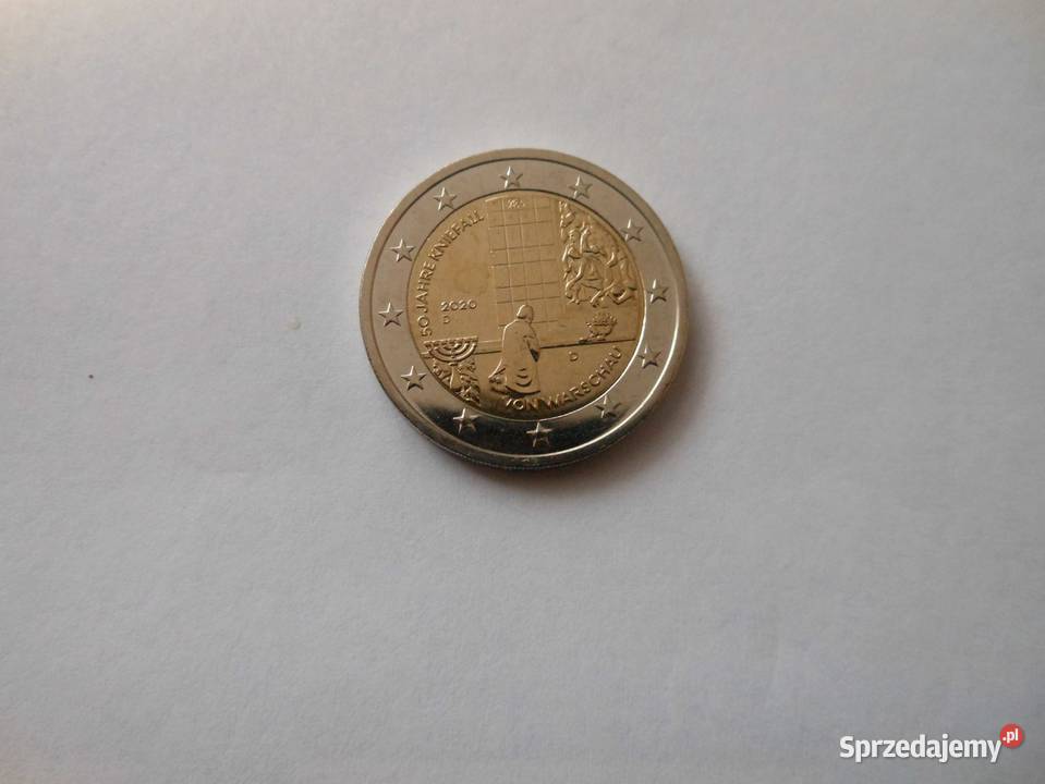 Monety 2 euro osiem niemieckich monet Bukowo