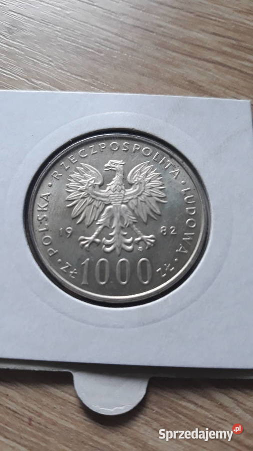 1000 Papież Jan Paweł II 1982 rMennicza 5 Numizmatyka Konin