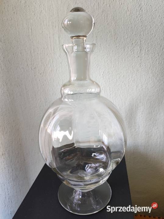 Karafka szklana poj.0,5 litra - kolekcjonerska