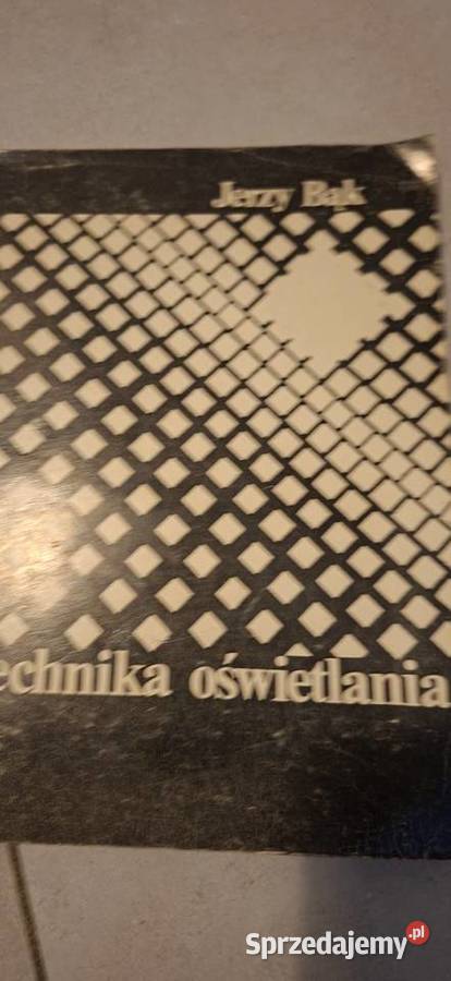 Technika oświetlania Jerzy Bink pierwsze wydanie sprzedam
