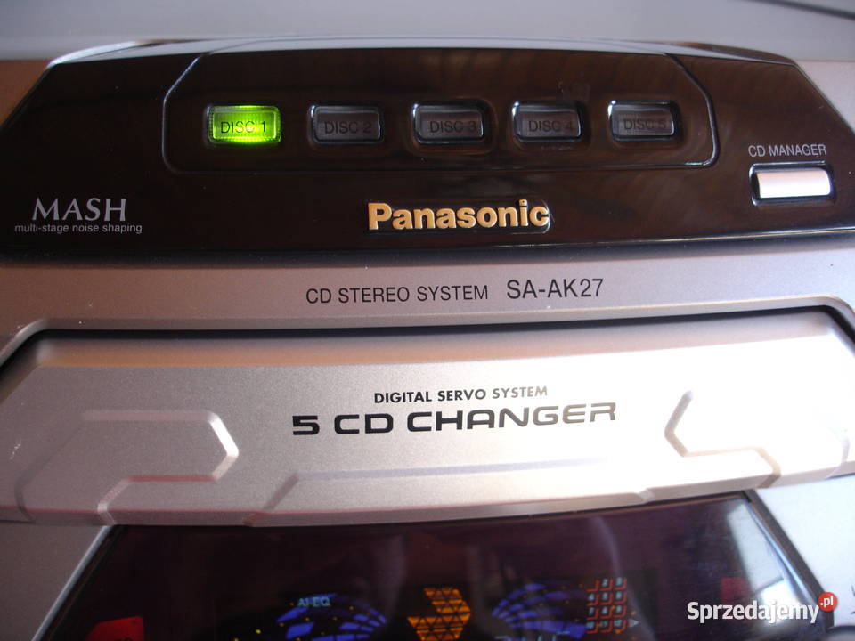 Wieża PANASONIC SAAK27 Audio lubuskie Zielona Góra