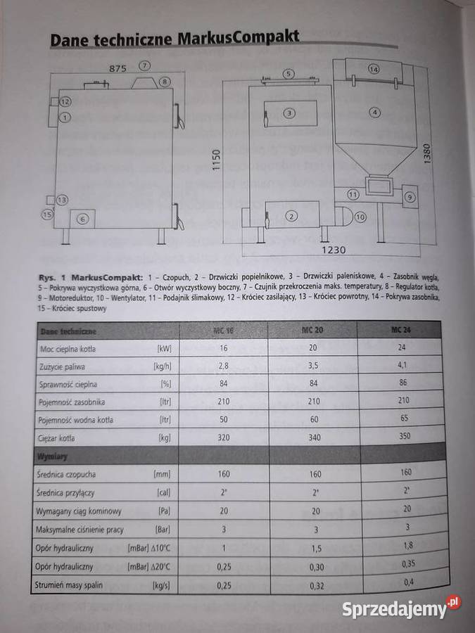 Kocioł grzewczy z podajnikiem paliwa piec śląskie Sosnowiec sprzedam