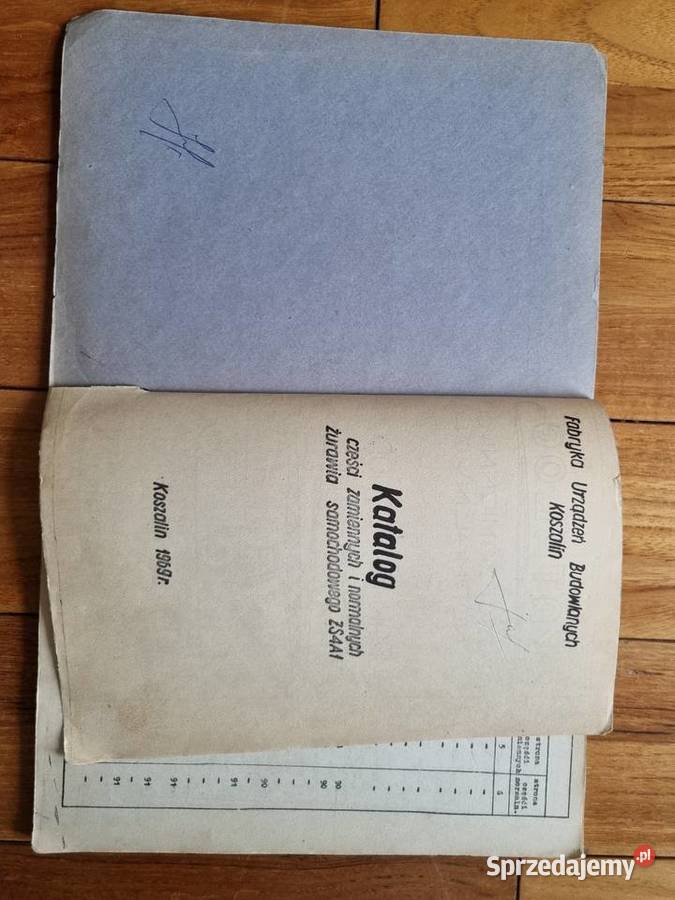 Katalog części zamiennych i norm żurawia sam Motoryzacja Bydgoszcz sprzedam