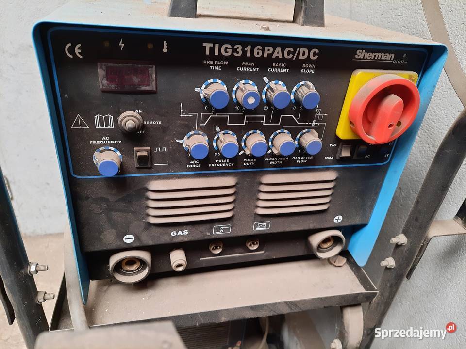 Sprzedam spawarkę z chłodnicą Sherman TIG 316p sprzedam