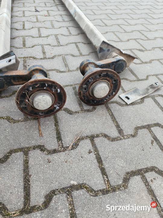 Dwie osie skrętne do przyczepki Grodzisk Mazowiecki sprzedam