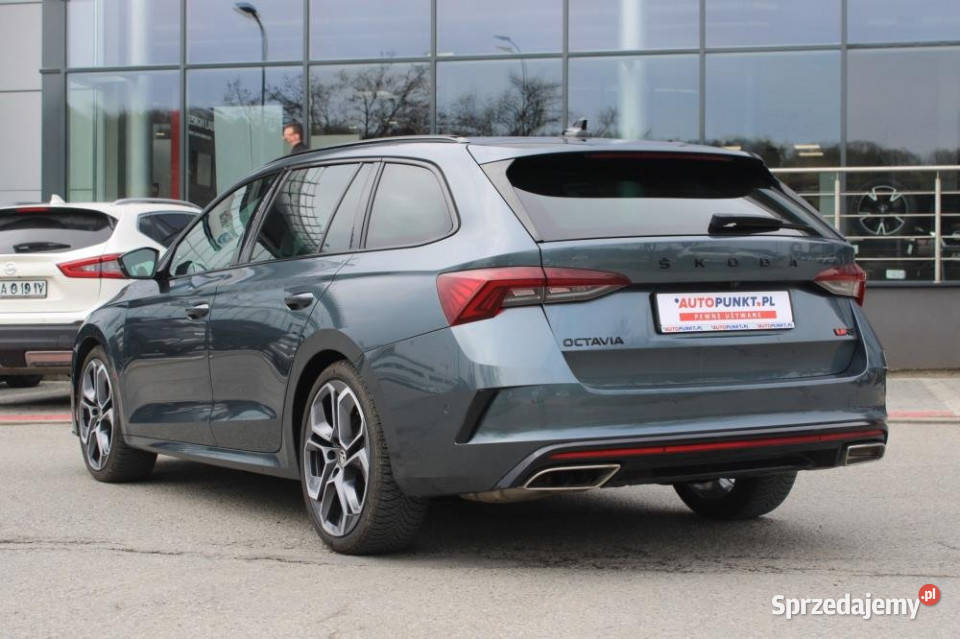 Skoda Octavia 2021r El Fotele z Pamięcią i 200KM małopolskie Kraków