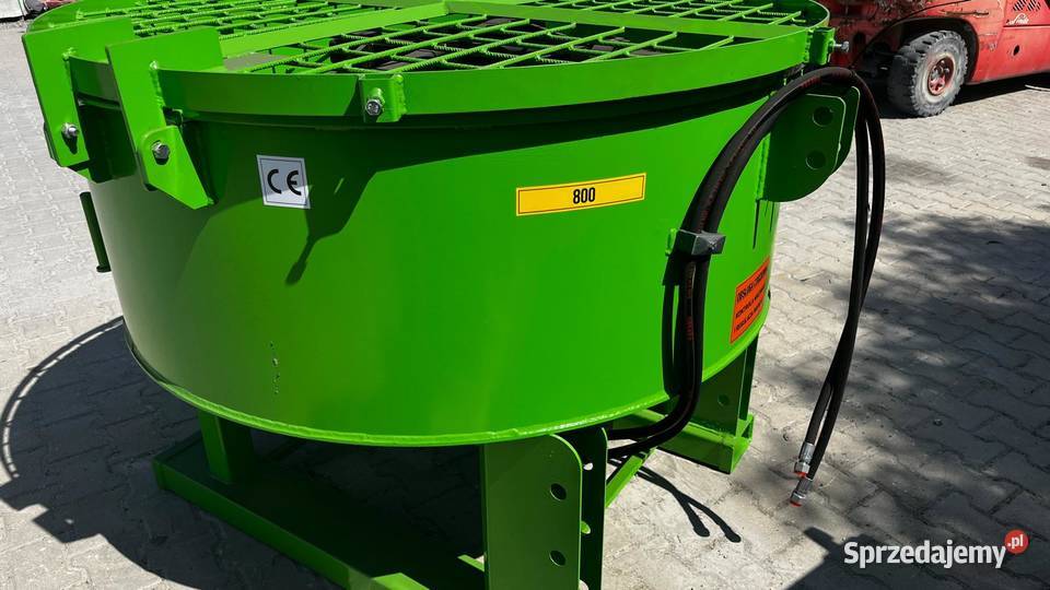 Okrągła Betoniarka Hydrauliczna 800L Do Betonu Pozostałe warmińsko-mazurskie