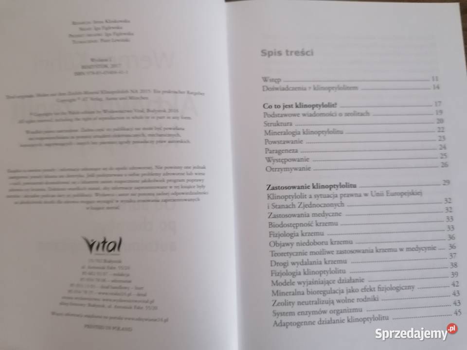 Aktywny zeolit klinoptylolit Werner Khni Łódź