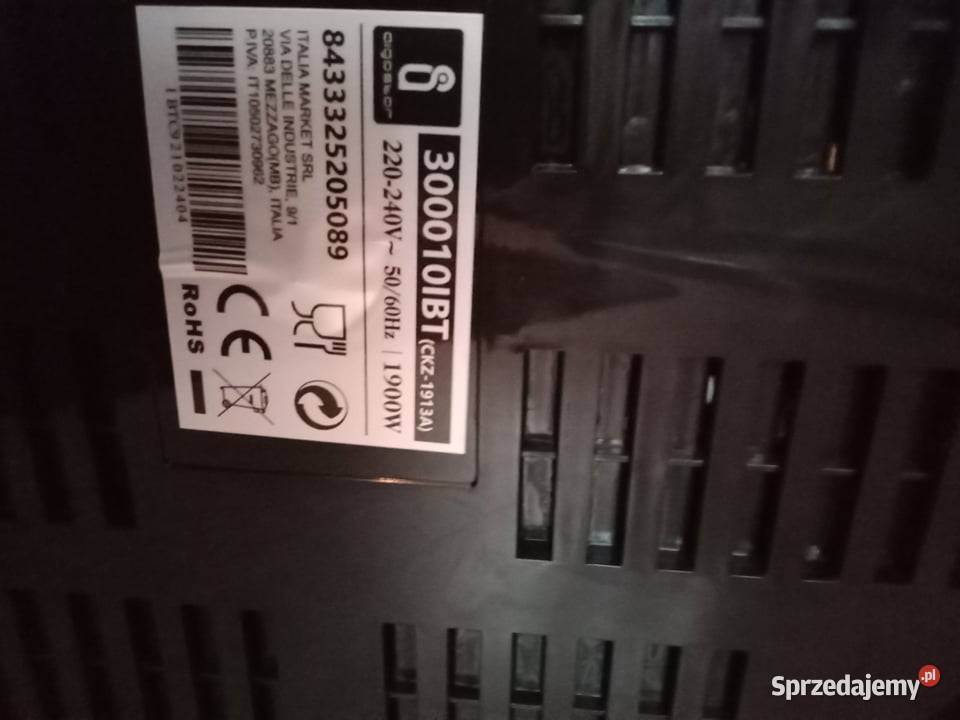 Airfryer Aigostar 1900W Pozostałe Tyczyn