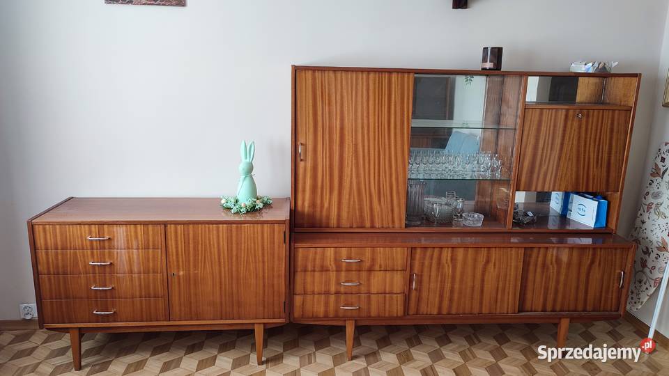 Komplet mebli Violetta PRL lata 70 Meble do salonu Sochaczew sprzedam