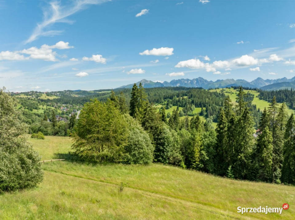 Matygówka Działka z widokiem na panorame Tatr małopolskie sprzedam