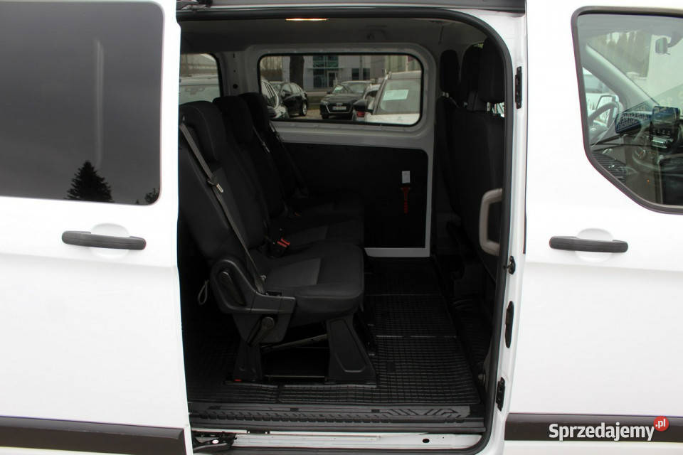 Ford Transit Custom 9osob L2 130 Salon FV23 1WŁ Zarejestrowany w Polsce mazowieckie Sokołów