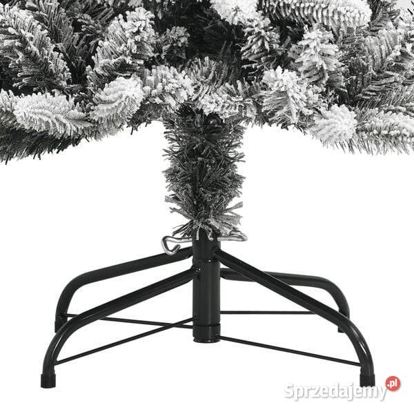 vidaXL Sztuczna choinka pokryta śniegiem 210 PVC Boże Narodzenie Warszawa