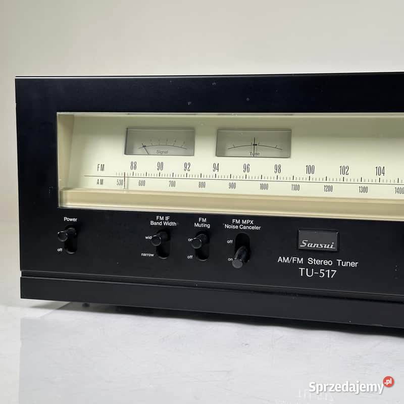 Sansui TU517 analogowy tuner stereo AMFM vintage Warszawa sprzedam